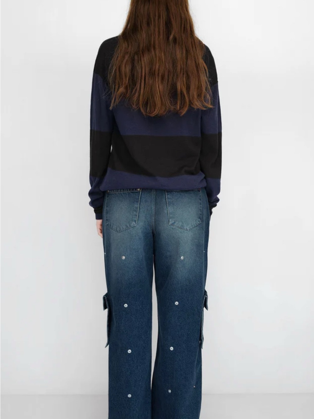NWT Gimagaus Jess Polo in Navy - Picture 8 of 8
